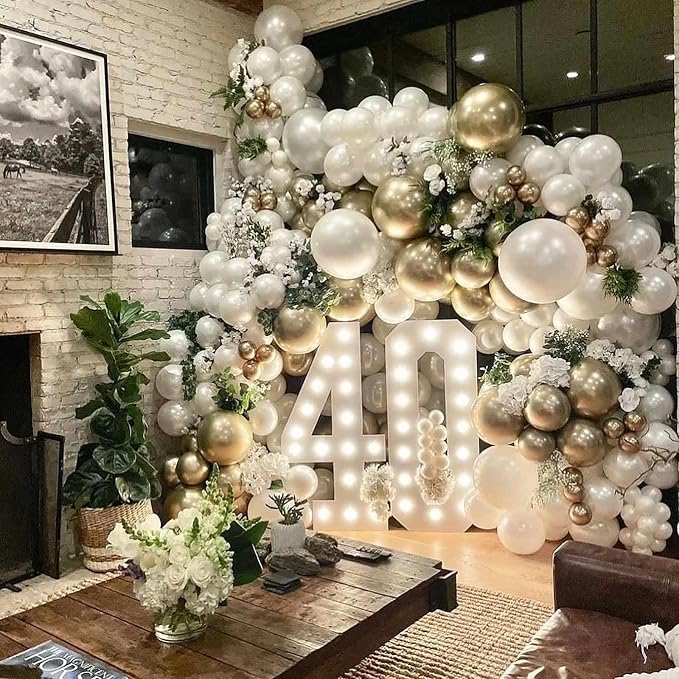 12 Inch White Balloons, Baby Shower, Graduate Party Decorations - Image 3