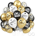FEYG Graduation Balloons, 12 Inch, Grad Printed, Class of 2025, Gradutation by FEYG