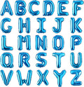 Letter Balloons 16 Inch Mylar Foil Alphabet Letter A-Z Balloons Set by LIOZEOKUN