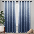 DWCN Extra Wide Ombre Blackout Curtains by DWCN