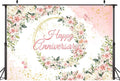 Floral Anniversary Backdrop Banner by Unknown