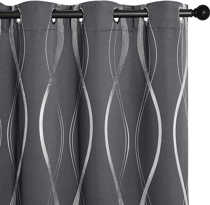 NICETOWN Bedroom Small Blackout Curtain Panels, 42 by 54 Inch, Window Treatment by NICETOWN