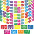 Boao 8 Packs 120 ft Mexican Party Decorations Fiesta Banner Plastic Papel by Boao