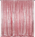 Poise3EHome Fuchsia Pink Sequin Backdrop, 8FT x 10FT Sequin Photography by Poise3EHome