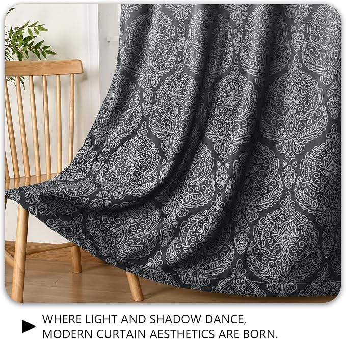 DWCN 100% Blackout Curtains for Bedroom - Image 7